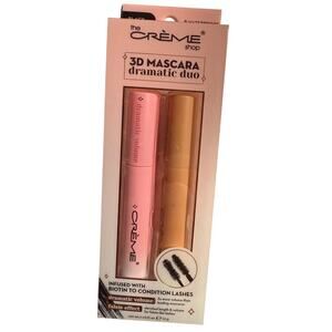 The Creme Shop 3D Mascara Dramatic Duo, Infused With Biotin, Volumizing, NWT